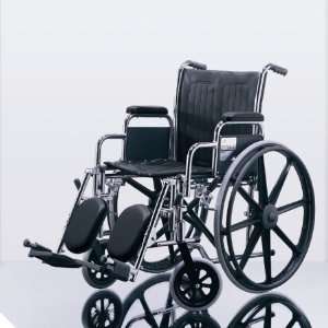  Medline MDS806300RBY Excel Wheelchair Ruby Upholstery 