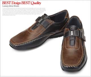 Sense Comfort Casual Club Loafers Brown Mens Shoes  