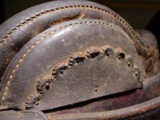 Antique Civil War Confederate Jenifer Plantation Leather Saddle 