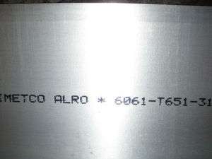 ALUMINUM SHEET PLATE 3/4 x 12 x 12 alloy 6061 T6  