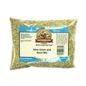 Nine Grain and Seed Mix   Bulk, 16 oz  Grocery & Gourmet 