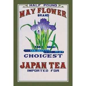  poster printed on 20 x 30 stock. May Flower Brand Tea