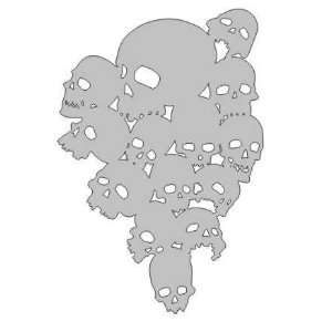   Screamin Skullz Stencil #2 Screaming Skull Airbrush Art Toys & Games