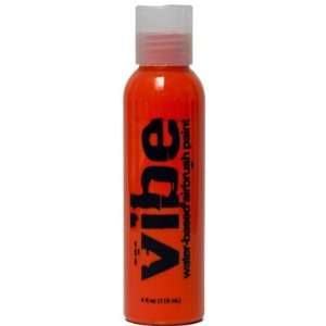   Fluorescent Orange Vibe Face Paint Water Based Airbrush Makeup Beauty