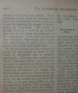 Panama Revolution 1901 Colombia  