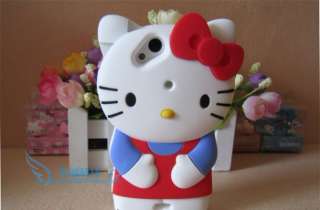 Rose 3D Hello Kitty Silicone Case For Sony Ericsson Xperia Arc S X12 