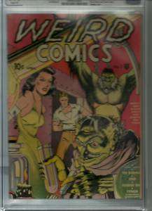 Weird Comics #1 (1940) CGC 6.0 Scarce OFF WHITE Pgs  