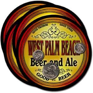  West Palm Beach, FL Beer & Ale Coasters   4pk Everything 