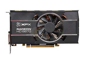 XFX Radeon HD 6870 1GB 256 bit GDDR5 PCI Ex 2.1 x16 HDMI/DVI Video 