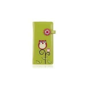  ESPE Duo Green Owl Large Long Clutch Wallet Everything 