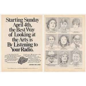  1982 NPR National Public Radio The Sunday Show 2 Page 
