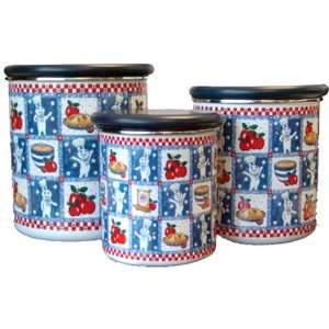  Pillsbury All American Boy Storage Jars, Set of 3 Kitchen 
