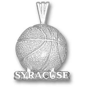  Syracuse University Basketball Pendant (Silver) Sports 
