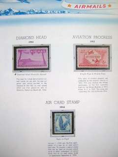 COMPLETE US Mint Airmail Collection w/Zeppelins Singles/Plt # Blocks 