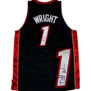 Dorell Wright Autographed Jersey Authentic Black