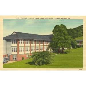   , Blue Ridge Sanatorium Charlottesville Virginia 