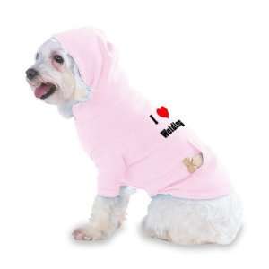  I Love/Heart Welding Hooded (Hoody) T Shirt with pocket 