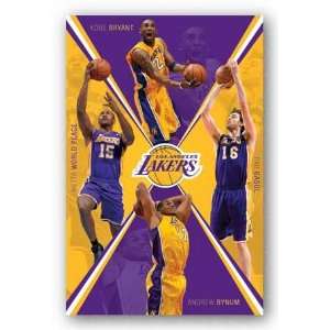  Los Angeles Lakers   Team 2011 NBA (Metta World Peace Kobe 
