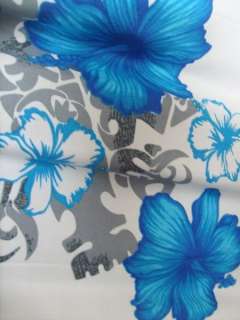 New White Blue Hawaiian Summer Floral Luau Dress XS S M L NWT  