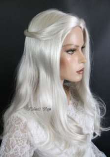 WHITE QUEEN   Alice In Wonderland Wig. * Christine *  