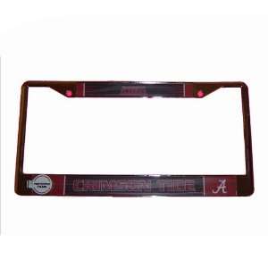  Alabama Crimson Tide NCAA Chrome License Plate Frame by 