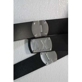 Armani Exchange A/X Leather Belt Size 34 BNWT 100% Authentic  