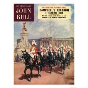 John Bull, Guards Horses Buckingham Palace Magazine, UK, 1952 Premium 