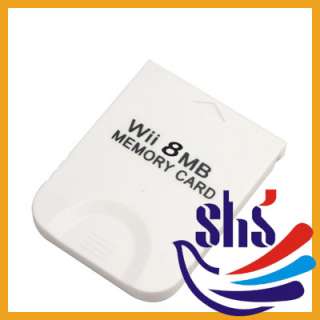 New 8MB 8 MB MEMORY CARD FOR NINTENDO WII GAMECUBE GAME  