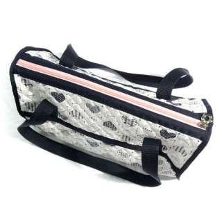 HEART CHECK DOG CARRIER lightweight travel quilted bag  