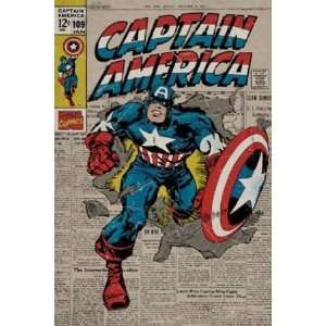  Captain America Headline News Comic Book Marvel Superhero 