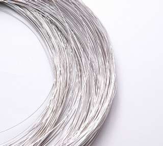 18K White Gold filled Wire 0.3MM/28Gauge Wire 36FT  