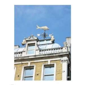   Billingsgate London Weathervane  18 x 24  Poster Print Toys & Games