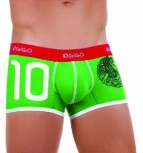 New Mens Gigo Underwear Mexico Boxer Green  