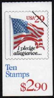 2594   Pledge Of Allegiance Unopened Booklet BK198, MNH  