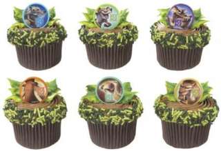 12 Ice Age 3 Dawn of The Dinosaurs Cupcake Ring Party  