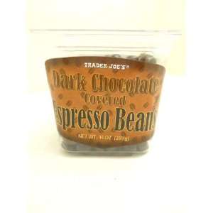 Trader Joes Dark Chocolate Covered Espresso Beans 14 Oz/397g About 10 