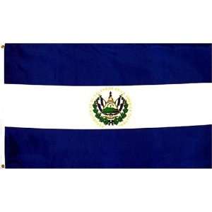  El Salvador Flag Polyester 3 ft. x 5 ft. Patio, Lawn 