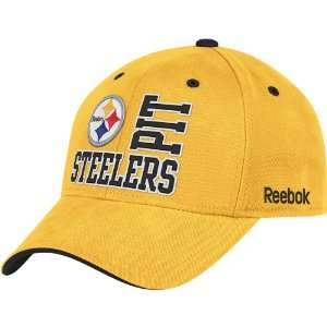  Reebok Pittsburgh Steelers Youth Structured Adjustable Hat 