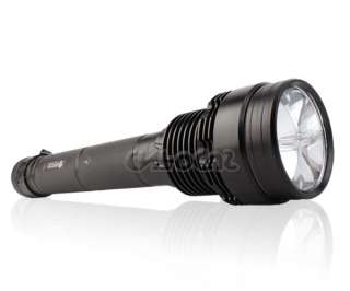 75W HID Xenon Torch Flashlight 7800mAh 7500LM Spotlight AC adapter DHL 