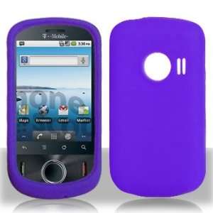  Purple Soft Silicon Skin Case Cover for Huawei M835 Cell 