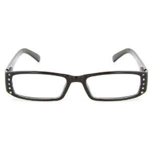 New Rhinestone Small Wayfarer Nerd Glasses Clear Lens Optical Quality 