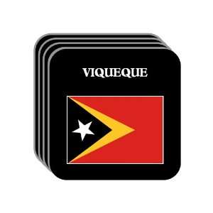 East Timor   VIQUEQUE Set of 4 Mini Mousepad Coasters