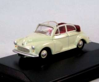 MORRIS MINOR CONVERTIBLE   OLD ENGLISH WHITE / RED  NEW 176 SCALE 