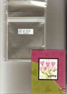 100 Clear A2 Card Envelopes Fits Stampin Up  