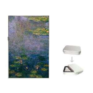 Claude Monet   Water Lilies Fine Art Impressionist Painting Flip Top 