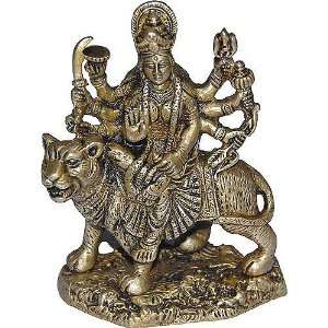  Durga Hindu Goddess Religious Statue Brass Figurines