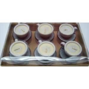  ROYAL MINI CANDLES COFFEE CUP CHOCOLATE SCENTED CANDLES 