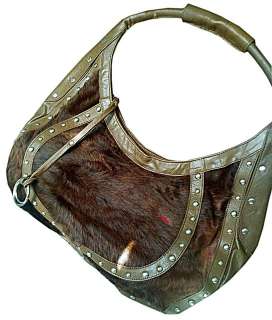 Dyed Cowhide Leather Bag Western Bags a2 f  