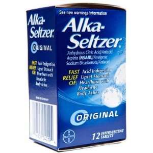 Alka Seltzer  Original, 12 tablets