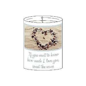  New View Shell Heart Candle